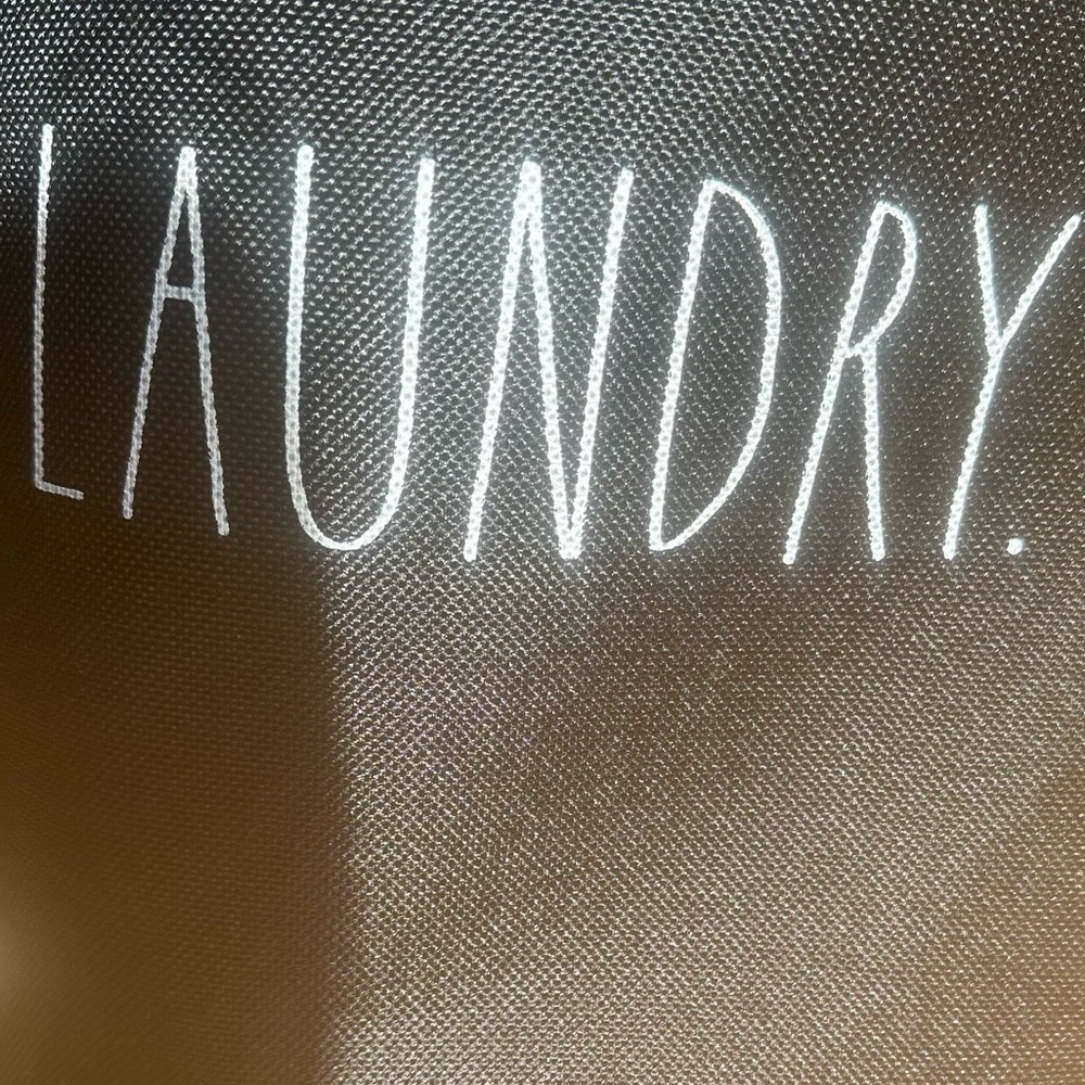 NWT Rae Dunn laundry clothes hamper - Picture 7 of 12